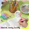 36Pcs Plastic Beadable Pens for Ball PointPen DIY Gift 6 Colors Pen Beadable Pen School Office Supplies Sationary Pens 4