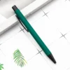 20PCS Metal medium oil pen Pressing Ballpoint Pen Writing Ballpen Stationery Office School Supplies 6