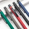 20PCS Metal medium oil pen Pressing Ballpoint Pen Writing Ballpen Stationery Office School Supplies 2