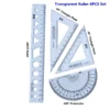 Triangle Ruler Straightedge Protractor 5